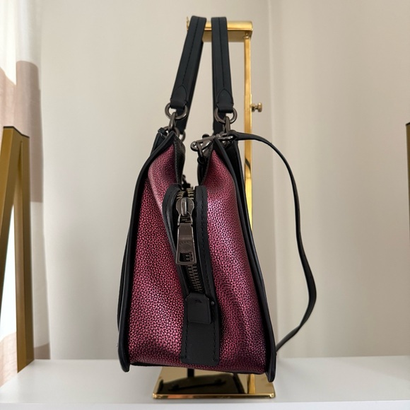 Coach Dreamer 36 in Metallic Colorblock Pebbled Leather - Picture 5 of 16